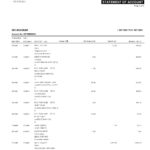 Singapore OCBC bank statement, Word and PDF template, 6 pages