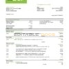 Solomon Islands BSP bank statement template in Word and PDF format