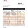 Somalia Amana bank statement template in Word and PDF format