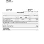 South Africa Standard bank statement, Word and PDF template, 6 pages