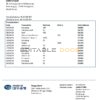 South Korea Daegu bank proof of address statement template in Word and PDF format