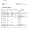 South Sudan Ivory Bank bank statement template in Word and PDF format