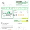 USA South Dakota Southeastern Electric utility bill template in Word and PDF format