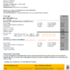Spain gasNatural fenosa utility bill template in Word and PDF format