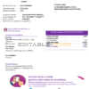 Spain ONO easy fillable utility bill template in Word and PDF format (.doc and .pdf)