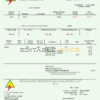 Saint Vincent and the Grenadines St. Vincent Electricity Services Limited utility bill Word and PDF template