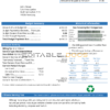 Sweden Fitol gas utility bill template in Word and PDF format