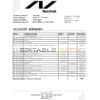 Sweden Nordnet AB bank statement easy to fill template in .xls and .pdf file format
