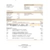 Sweden Swedbank bank statement, Excel and PDF template