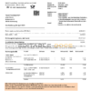 Germany TV Cabel utility bill template in Word and PDF format, fully editable