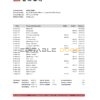 Taiwan Chang Hwa Bank statement, Excel and PDF template