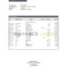 Tajikistan Spitamen Bank statement, Excel and PDF template