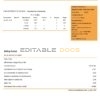 Tajikistan Barqi Tojik Company electricity utility bill template in Word and PDF format