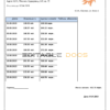 Georgia Telasi utility bill template in Word and PDF format, fully editable