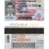 USA Texas state ID card template in PSD format, fully editable (2020 – present)