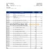 Timor-Leste BNCTL bank statement, Excel and PDF template