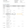 Trinidad and Tobago Royal Citizens Bank statement template in Word and PDF format