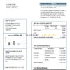 Tunisia electricity proof of address utility bill template in Word and PDF format