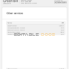 United Arab Emirates Dubai Electricity & Water Authority utility bill template in Word and PDF format (4 pages)