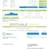 UAE Noor Life Pure Water LLC utility bill template in Word and PDF format
