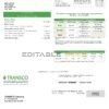 UAE Abu Dhabi Transmission & Despatch Company (TRANSCO) utility bill template in Word and PDF format
