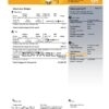 United Kingdom EDF utility bill template in Word and PDF format (3 pages)