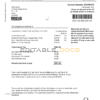 United Kingdom Leeds City Council tax bill template in Word and PDF format