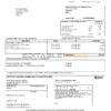 United Kingdom Liverpool City Council tax bill template in Word format