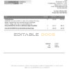 United Kingdom MJ Electrical proof of address utility bill template in Word and PDF format