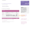 United Kingdom Npower utility bill, Word and PDF template
