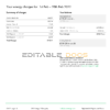 United Kingdom Ovo Energy utility bill, Word and PDF template