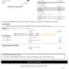 United Kingdom Sky utility bill statement template in Word and PDF format