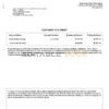 USA Ally Bank statement template in Word and PDF format (4 pages)