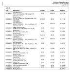USA Ally Bank statement template in Word and PDF format (4 pages)