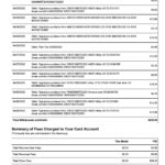 USA Austin bank statement, Word and PDF template, 2 pages