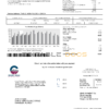 USA Arizona Chandler Utilities bill template in Word and PDF format