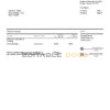 USA Citizens bank statement, Word and PDF template, 4 pages