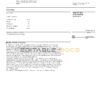 USA Citizens bank statement, Word and PDF template, 4 pages