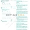 USA Citizens bank statement, Word and PDF template, 4 pages