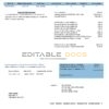 USA Michigan City of Ann Arbor Water Utilities bill template in Word and PDF format