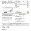 USA Colorado City of Greeley water utility bill template in Word and PDF format