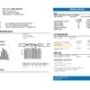 USA City of Long Beach utility bill template in Word and PDF format