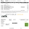 USA Canada City of Vernon water utility bill template in Word and PDF format