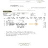 USA Oregon City of West Linn utility bill template in Word and PDF format
