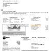USA Texas CoServ utility bill template in Word and PDF format