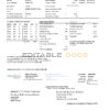 USA Columbia Gas of Ohio utility bill template in Word and PDF format