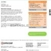 USA Utah Comcast utility bill template in Word and PDF format, version 1