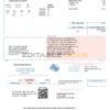 USA Texas Dasor Management and Investment utility bill template in Word nd PDF format