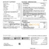 USA Discover credit card statement, Word and PDF template, 6 pages