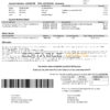USA California Escondido City of Choice utility bill template in Word and PDF format